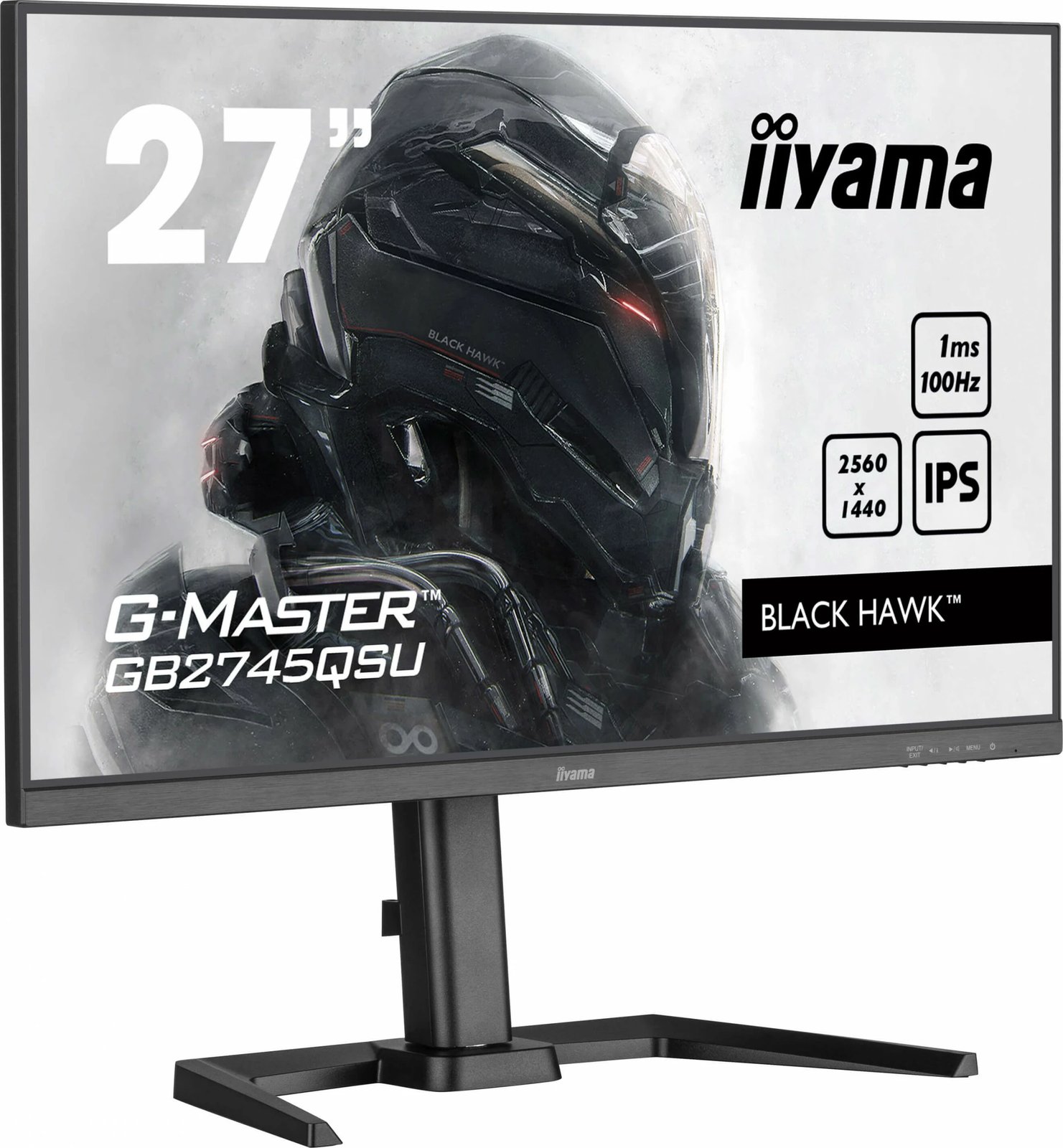 Monitor iiyama G-MASTER GB2745QSU-B2, 27", 2560 x 1440, 1ms, i zi