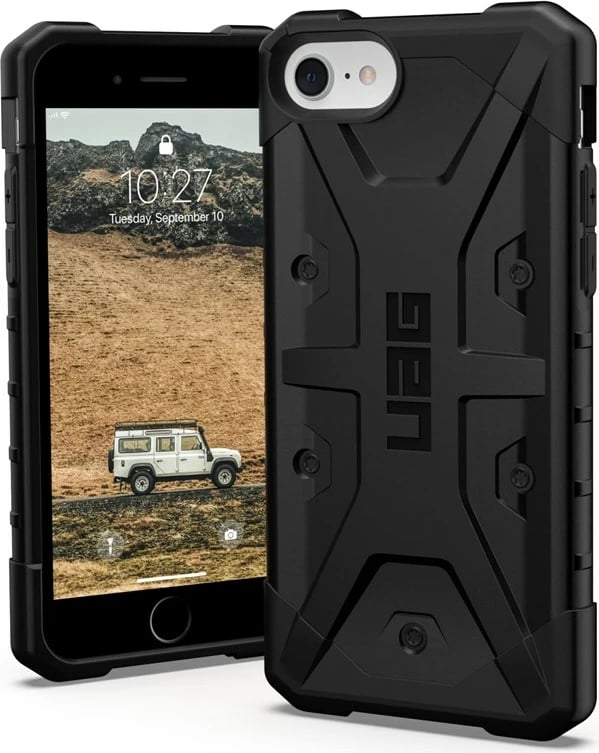 Mbështjellës Urban Armor Gear për iPhone 8/7, i zi