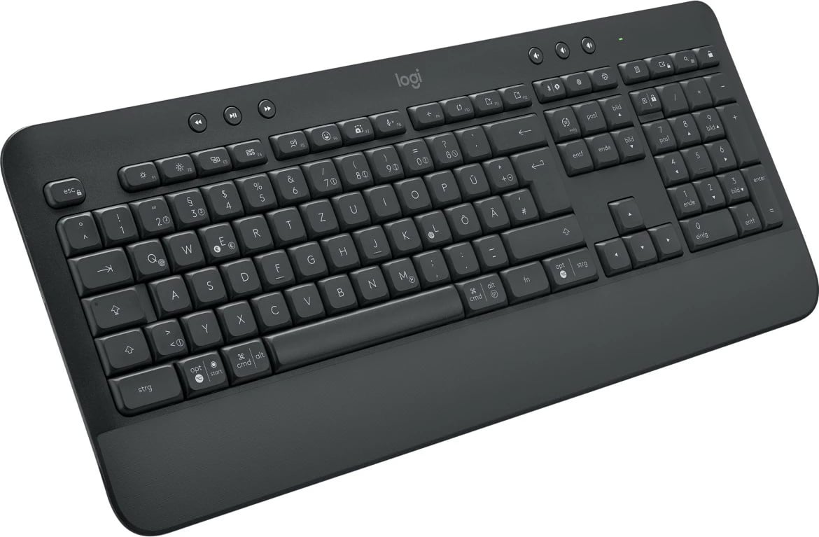 Tastierë Logitech SIGNATURE K650, Wireless, Bluetooth, QWERTZ, Graphite