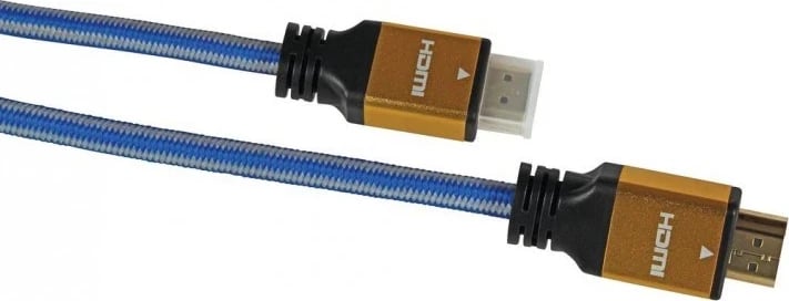 Kabllo HDMI iBox ITVFHD04, 1.5 m, HDMI Lloji A (Standard), Ngjyra Ar, Blu, e Zezë