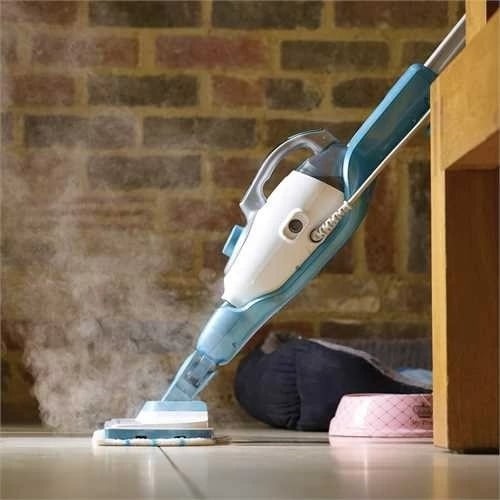 Pastrues me avull BLACK+DECKER FSMH1351SM-QS, 0.5 L, 1300 W, bardhë/turquoise