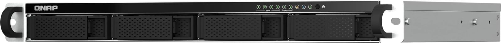 NAS QNAP TS-464eU, Intel Celeron N5095, 8 GB DDR4, Rack 1U, E zezë