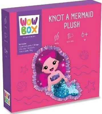 Set kreativ Wow Box DIY, jastëk sirenë, për vajza, shumëngjyrësh