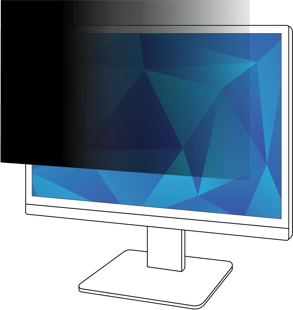 Filtër privatësie për monitor 3M PF300W1B, 30 inç, 16:10, i zi