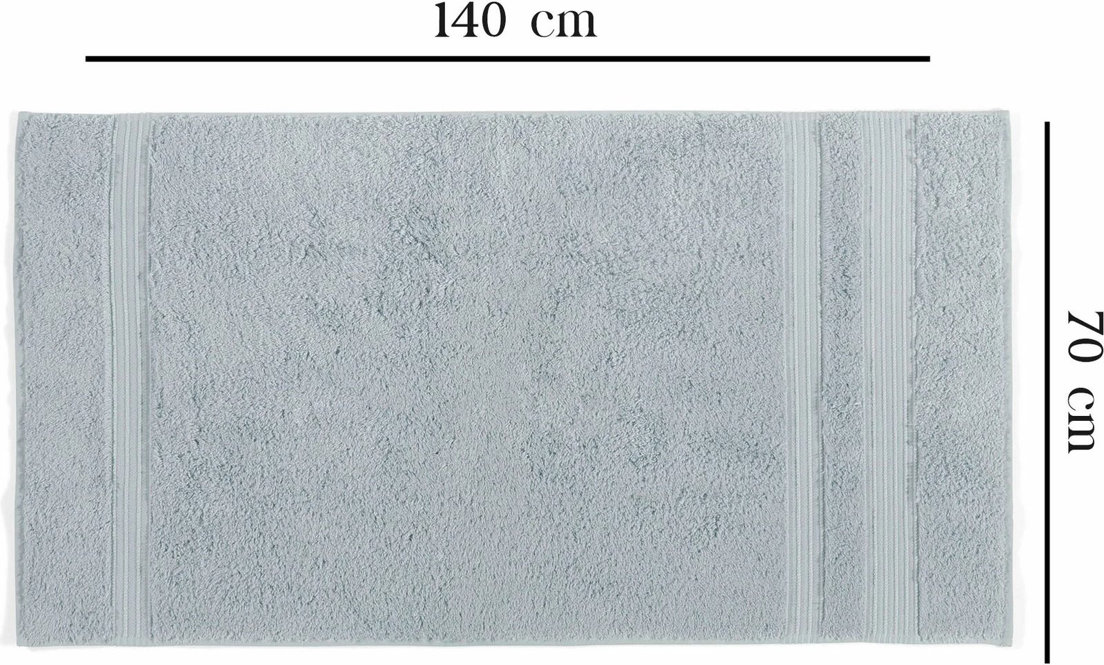 Peshqir banje Mijölnir, London, 70x140cm, ngjyrë kaltër