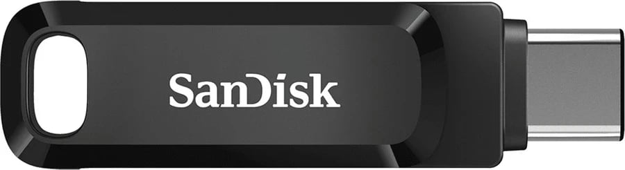 USB SanDisk Ultra Dual Drive Go, Type-A/USB Type-C 3.2, 32GB, e zezë