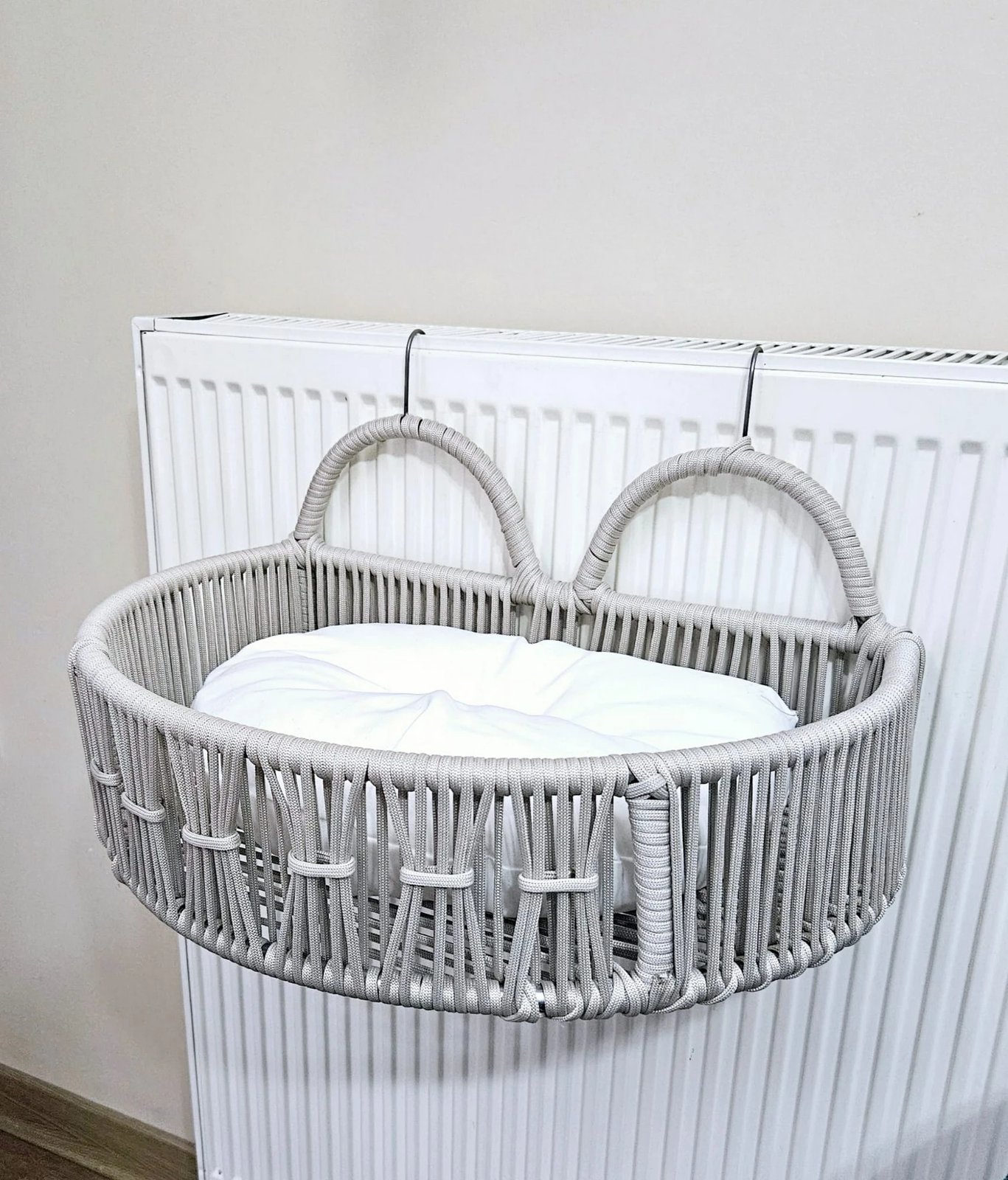 Shtrat për kafshë shtëpiake Hanah Home, Peti, krem