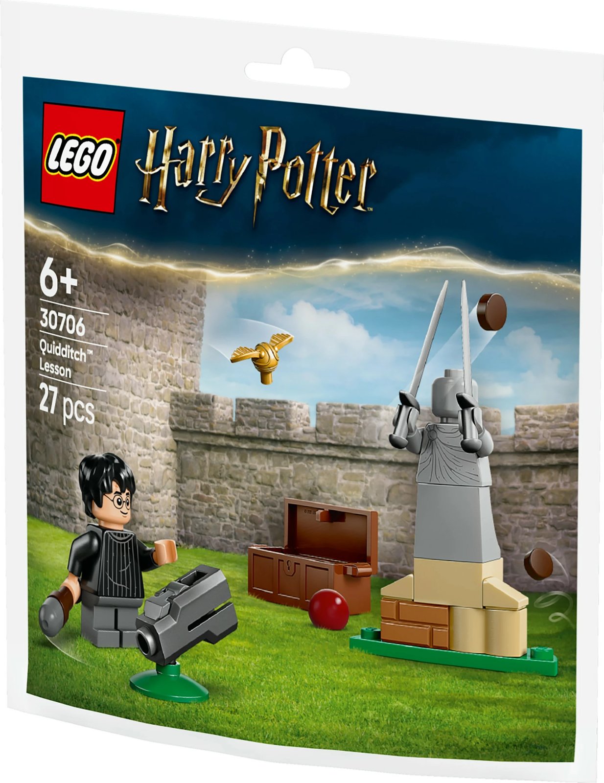 Set ndërtimi LEGO Harry Potter 30706 Quidditch Training, 27 pjesë, multikolor