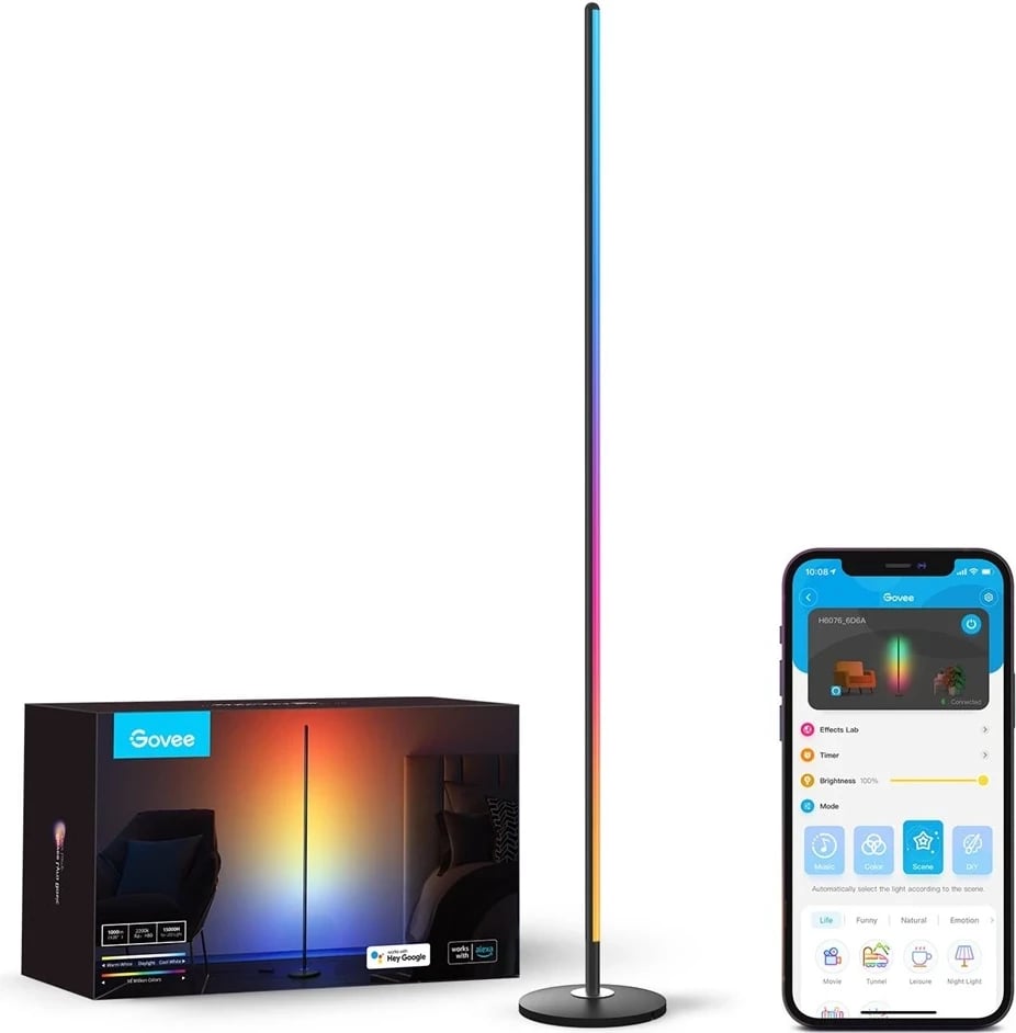 Llambë smart Govee, wireless, bluetooth, e zezë