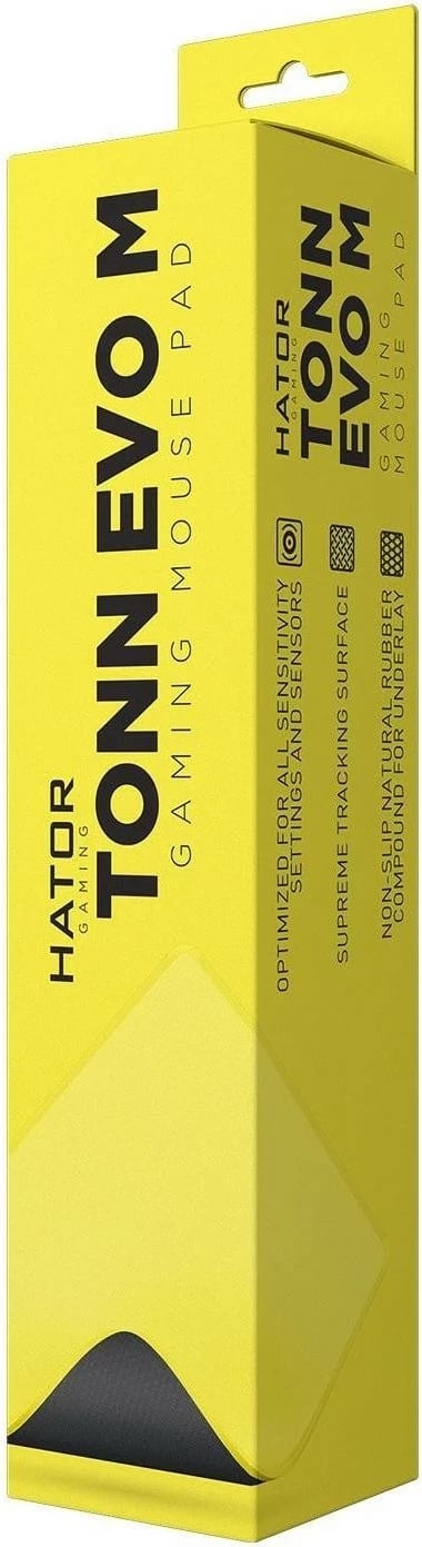 Mauspad Hator Tonn EVO M HTP-024, e verdhë
