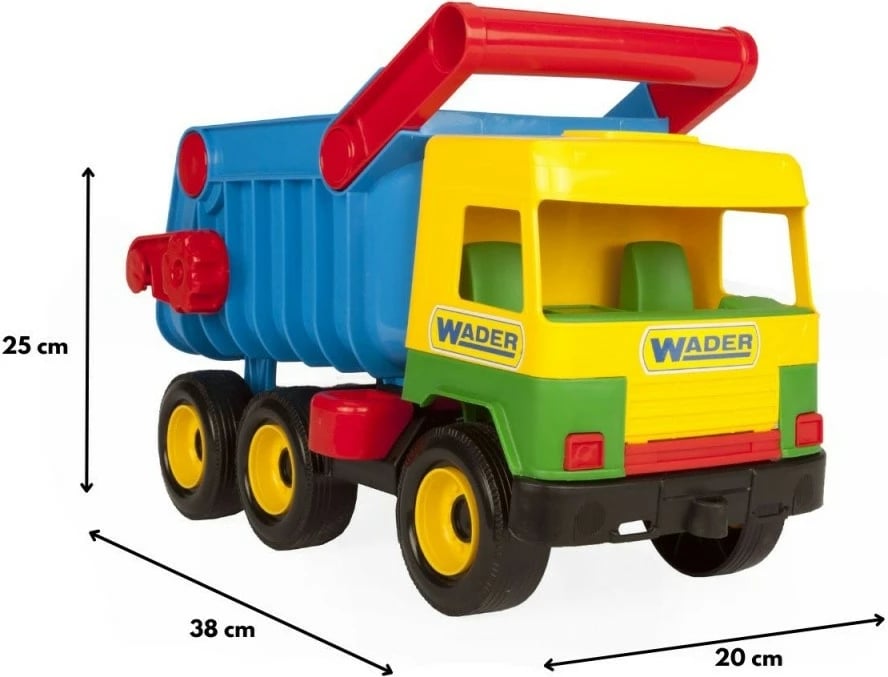 Kamion lodër Wader Middle Truck 38 cm, plastikë, ngjyra të përziera