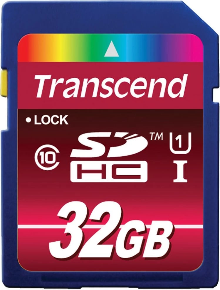 Kartelë SD Transcend SDHC 32GB, Class 10, UHS-I, 90MB/s, e zezë