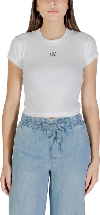 Maicë Calvin Klein Jeans femra e bardhë