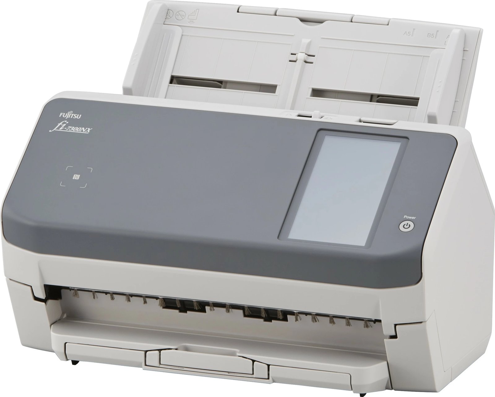 Skaner dokumentesh Ricoh FI-7300NX, ADF 80 fletë, Wi-Fi, Ethernet, USB, ekran me prekje, bardhë/zi