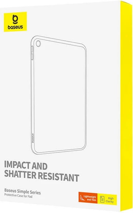 Mbështjellës Baseus Simple Series për iPad Pro (2017), 10.5", transparent