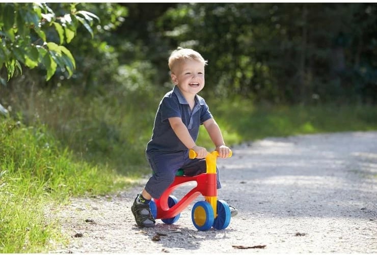 Biçikletë ride-on plastike Lena 07165, shumëngjyrëshe për fëmijë