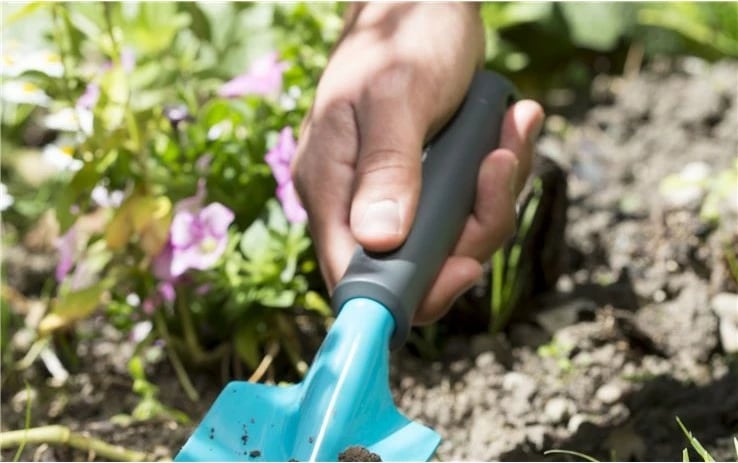 Lopatë për lule Gardena Blumenkelle, plastike dhe metal, ngjyrë kaltër