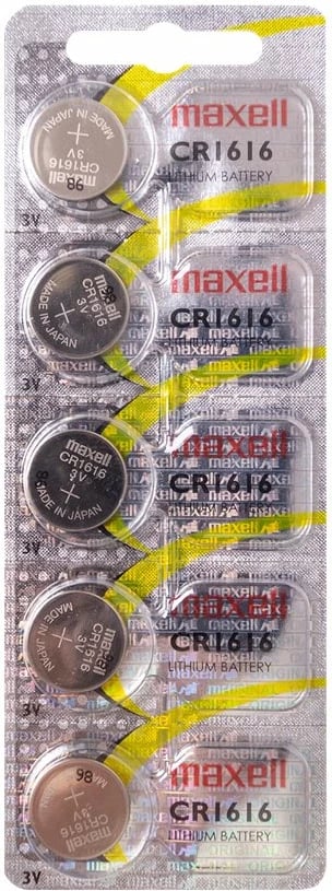 Bateri Maxell CR1616, 3V, paketë 5 copë
