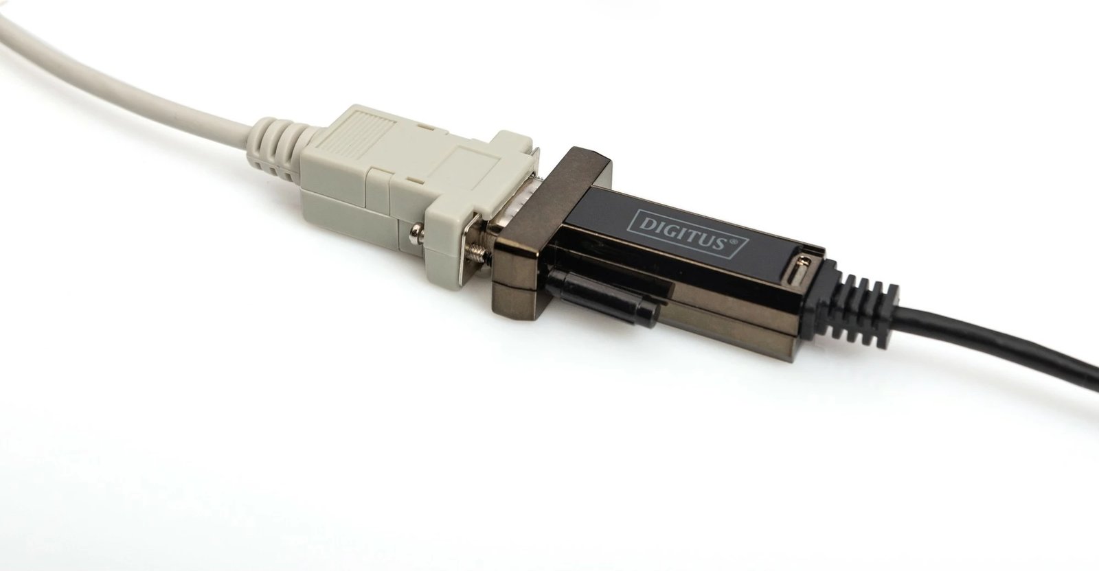 Adapter USB Type-C Digitus, 1 m, DB-9, Ngjyrë e zezë