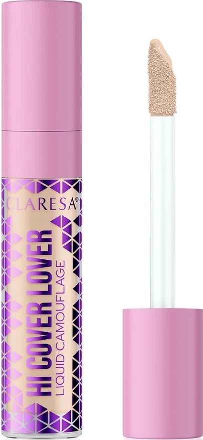 Konçiler likuid për femra Claresa Hi Cover Lover 23 Light, 8g