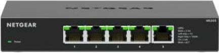 Switch, Netgear, MS305-100EUS, 5 porta 2.5GbE 20Gbps, e zezë