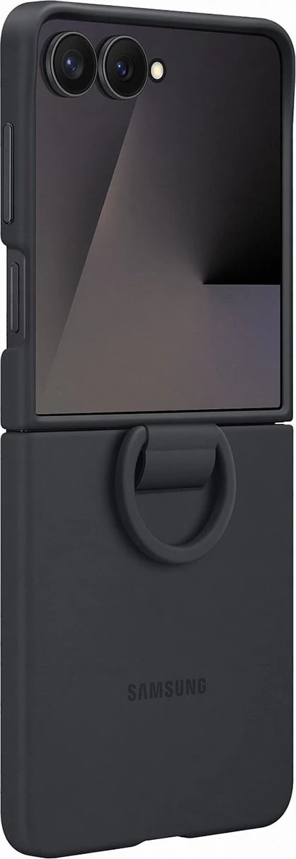 Mbështjellës Samsung Ring Case për Galaxy Z Flip7, i zi