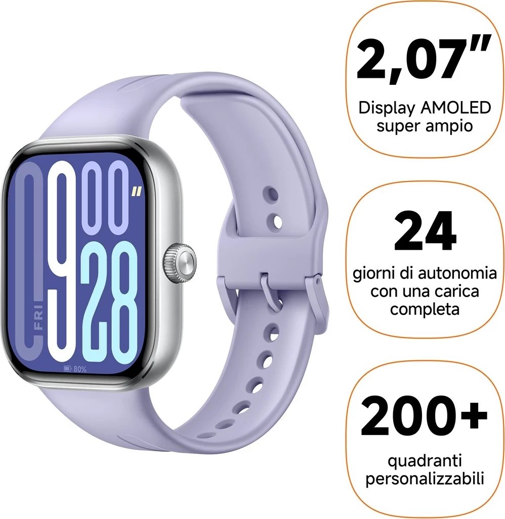 Smartwatch Xiaomi Watch 5, 2.07" AMOLED, Digital, TPU, vjollcë