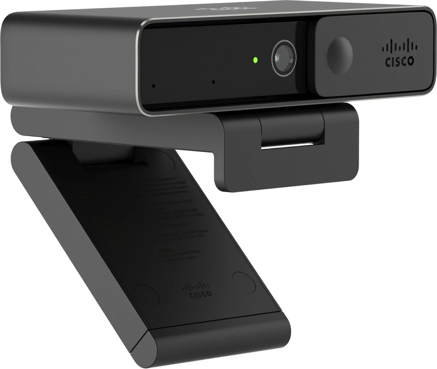 Webcam Cisco Desk Camera 4K, 13MP, USB-C, 4K Ultra HD, dy mikrofona, e zezë