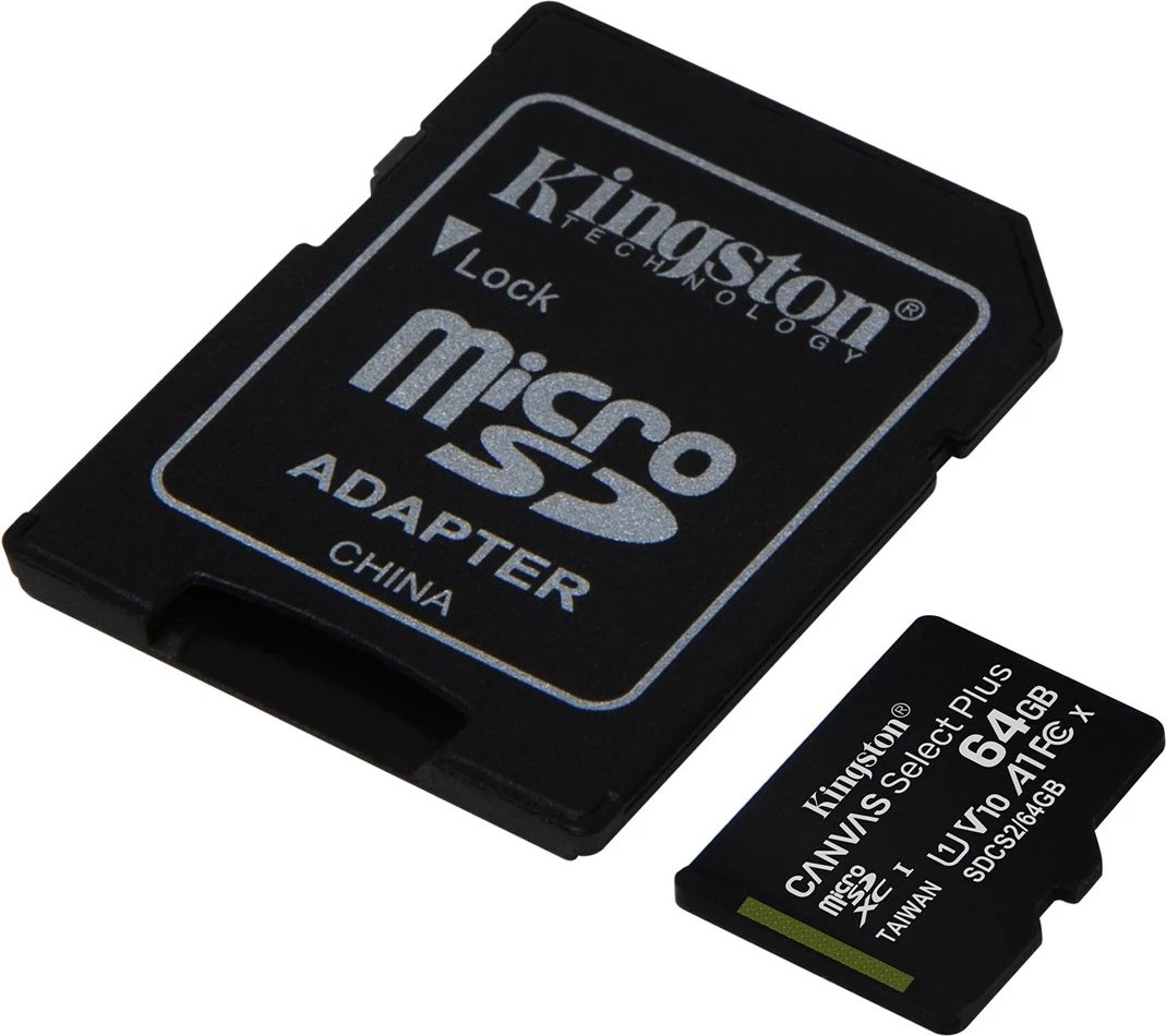 Kartë e memories Kingston Micro SDXC Canvas Select Plus, 64GB
