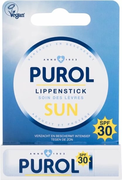 Balsam për buzë Purol Sun SPF30, 4.8g