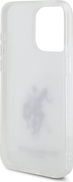 Mbështjellës U.S. Polo Assn. USHCP15XTPUHRBH për iPhone 15 Pro Max 6.7", i bardhë Shiny Big Logo
