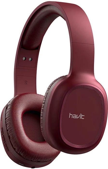 Kufje wireless Havit H2590BT PRO, Bluetooth, të kuqe