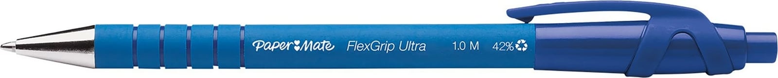 Stilolapsa PaperMate FlexGrip Ultra, 1.0mm, 12 copë, ngjyrë kaltër