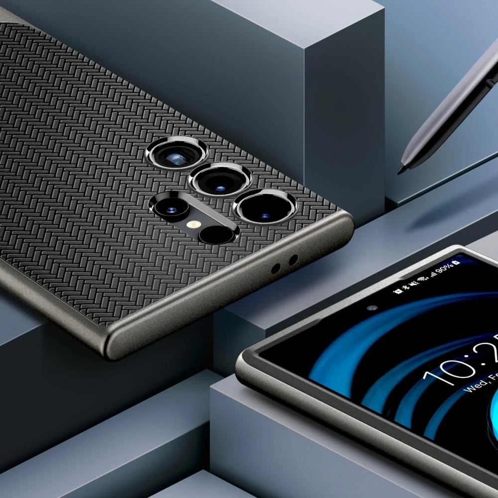 Mbështjellës Spigen Neo Hybrid për Samsung Galaxy S24 Ultra, Gri metalik