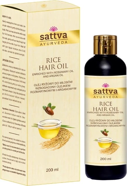 Vaj për flokë për femra Sattva Rice 200ml