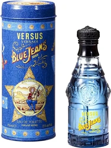 Eau de Toilette Versace Blue Jeans për meshkuj 75ml