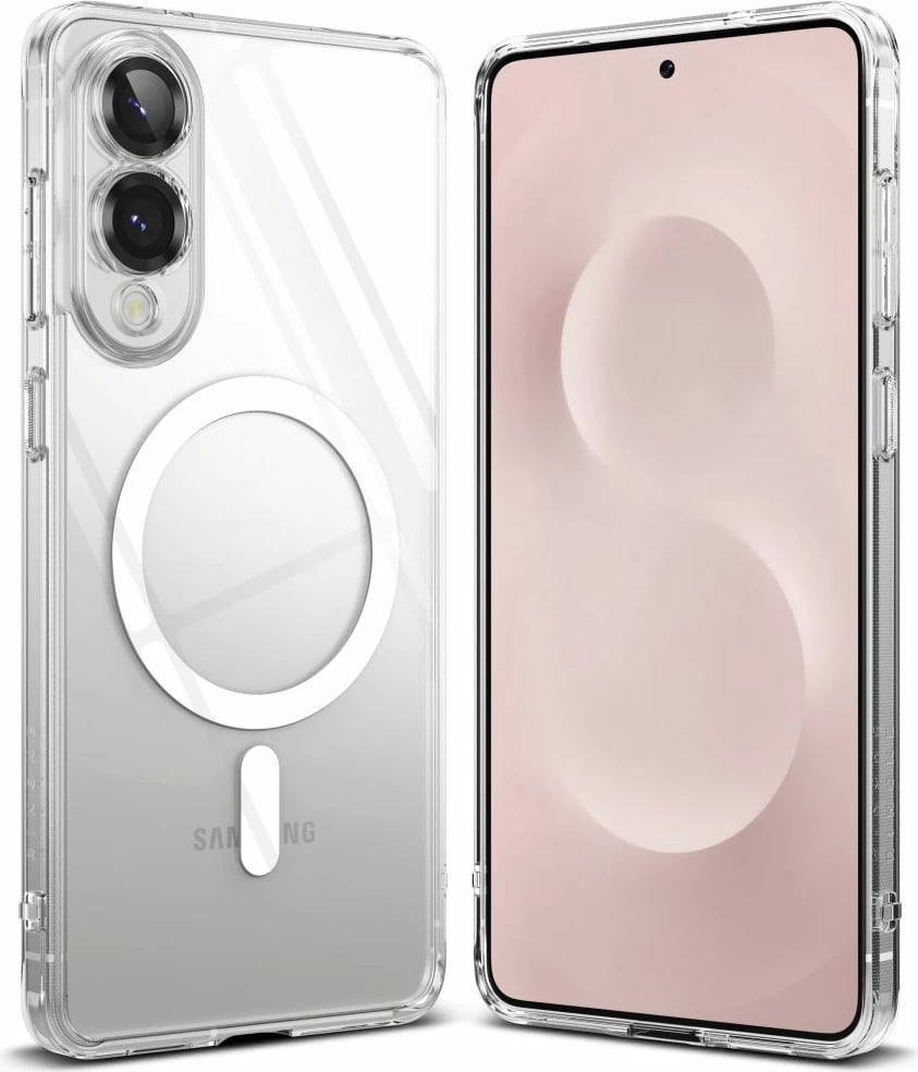 Mbështjellës Ringke Fusion Magnetic MagSafe për Samsung Galaxy S25 Edge, Transparent