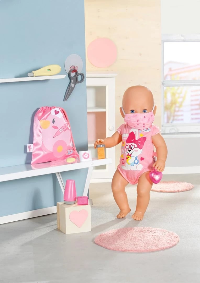 Set lodrash për kukulla ZAPF BABY born EHBO, multikolor