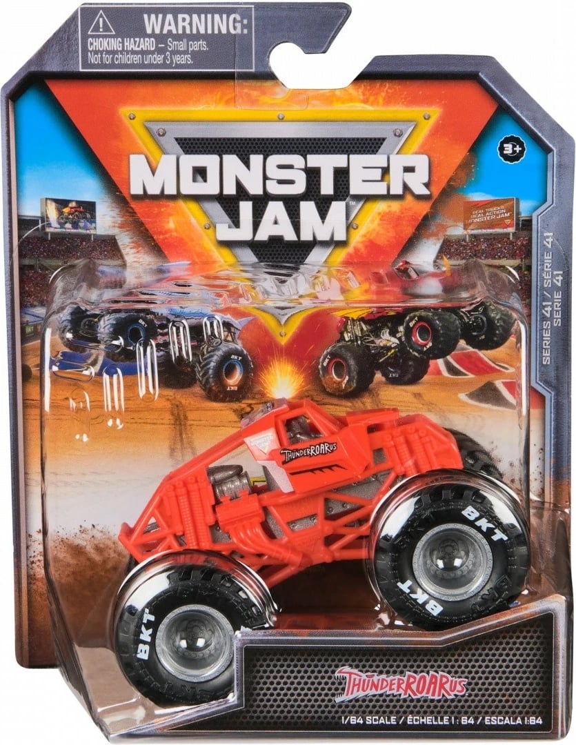 Lodër veturë Monster Jam Spin Master 1:64, metal dhe plastikë, ngjyra të përziera, 1 copë