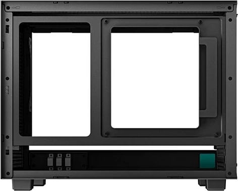 Kasë DeepCool CH160 MESH, për kompjuter, xham i temperuar, e zezë