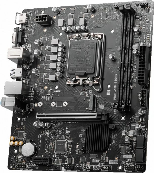 Pllakë amë MSI PRO H610M-E DDR4, Intel, LGA 1700, 64 GB