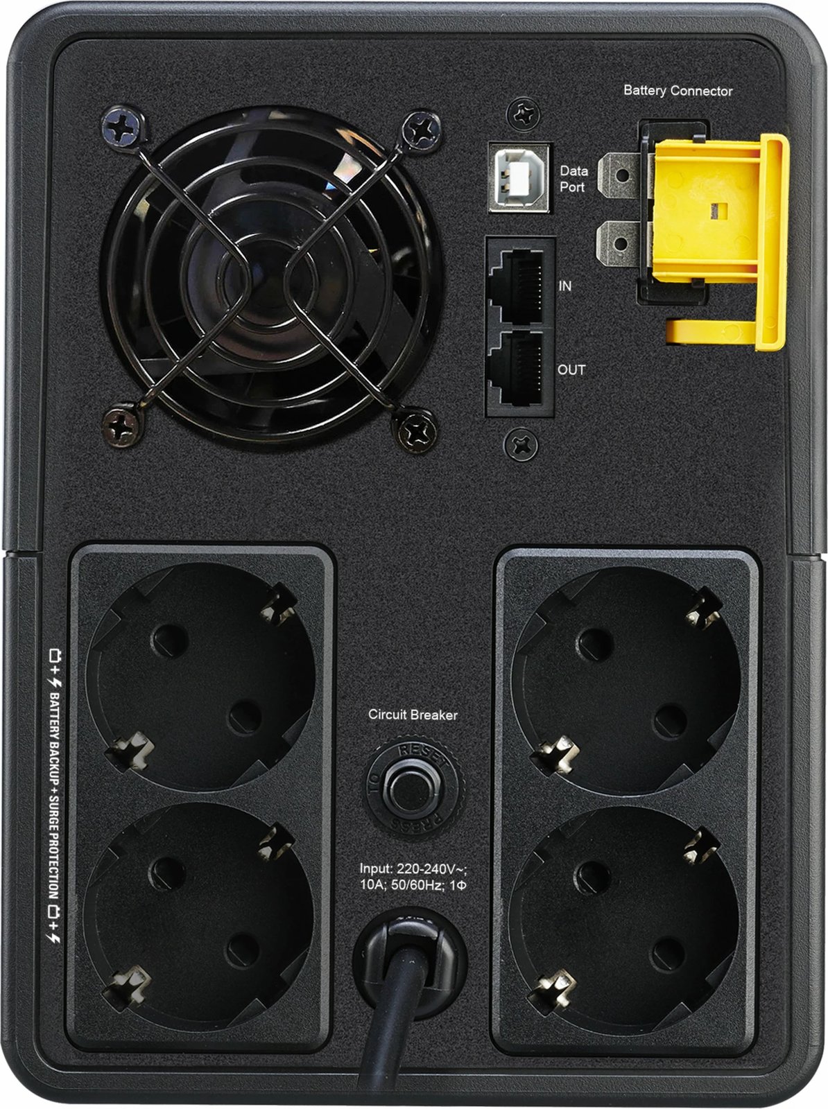 UPS APC BX2200MI-GR, Line-Interactive, 2.2 kVA, 1200 W, Sine, 140 V, 300 V