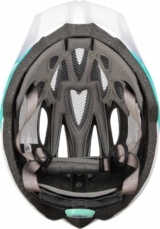 Helmetë biçiklete Meteor unisex, bardhë/jeshile