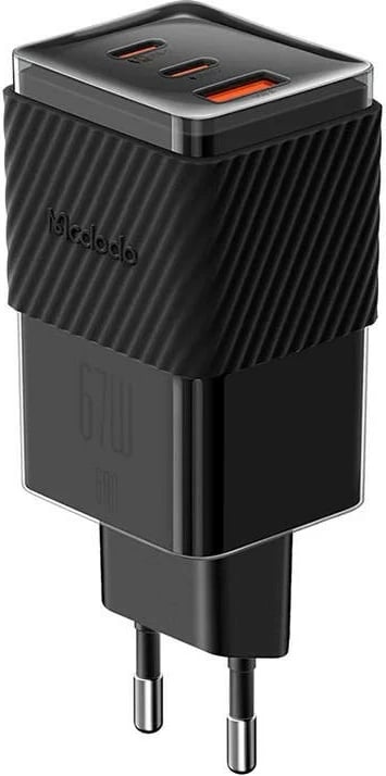Karikues Mcdodo CH-1501 GaN 67W, 2x USB-C, USB-A, i zi