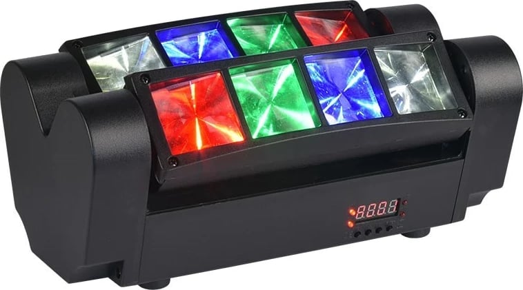 Efekt ndriçimi Light4Me Spider MKII Turbo, 8x3W RGBW LED, Zi