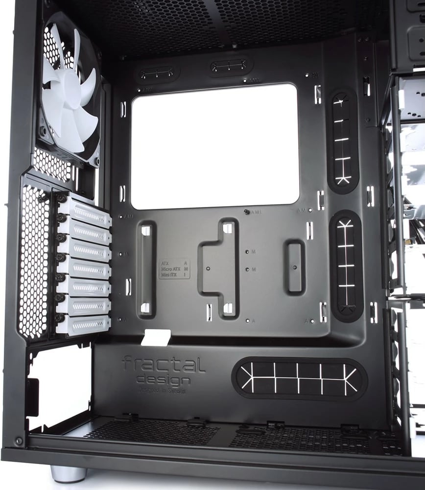 Kasë Fractal Design Define R5, Midi Tower, ATX, micro ATX, Mini-ITX, e zezë Kasë Fractal Design Define R5, Midi Tower, ATX, micro ATX, Mini-ITX, e zezë