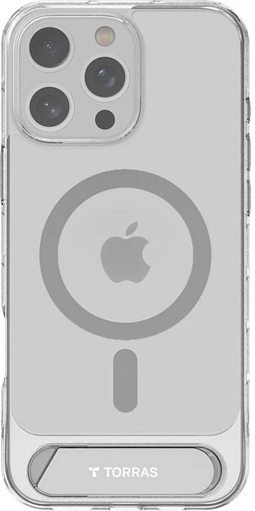 Mbështjellës Torras Pstand për iPhone 16 Pro Max, transparent