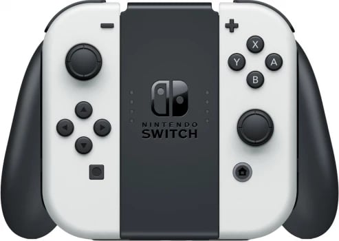 Konzolë Nintendo Switch OLED, 7", e bardhë