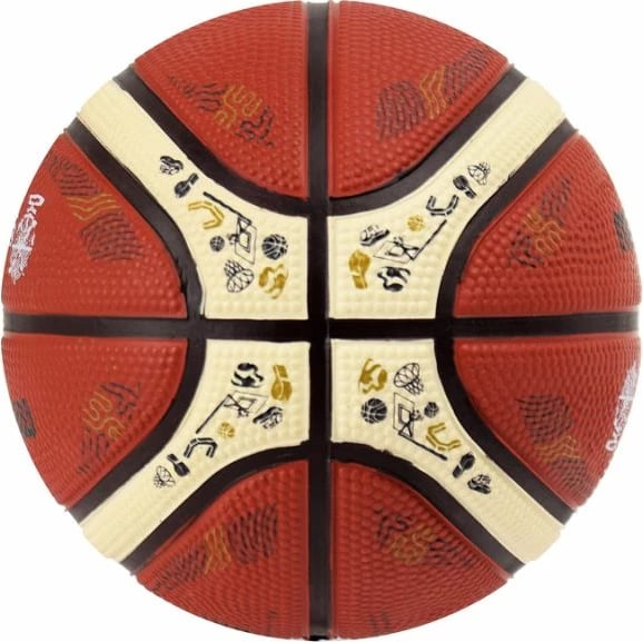 Top basketbolli mini Molten, portokalli