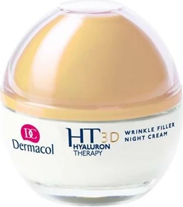 Krem nate për fytyrë Dermacol Hyaluron Therapy 3D Wrinkle Night Filler Cream për femra, 50ml